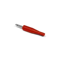 INVOTONE J180 R - джек моно, кабельный, 6.3 мм, цвет красный, корпус пластик