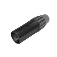 Seetronic SCMM4-B- Кабельный разъем XLR 4-pin (вилка), на кабель диаметром 3,5–8,0 мм, под пайку, цвет черный