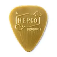 Herco hev210p vintage ’66 nylon light 6pack  медиаторы, тонкие, золотые, 6 шт.