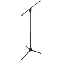 QUIK LOK A512 BK EU телескопическая микрофонная стойка типа журавль на треноге, высота 100-176 см, длина журавля 80 см, чёрн