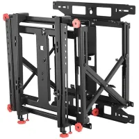 Кронштейн Peerless-AV DS-VW775-QR для устройства видеостен из панелей 46-60", микрорегулировки руками во всех плоскостях, механизм Quick Release, нагрузка до 56,8 кг., VESA до 600х400 мм, расстояние от стены 80-118 мм