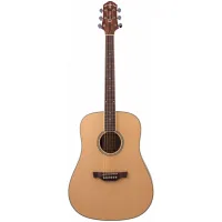CRAFTER D-6/NС + Чехол - акустическая гитара Дредноут, верхняя дека - массив ели, корпус - красное дерево