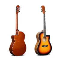 Karavan K-3911 3TS Гитара акустическая с вырезом, верхняя дека липа, обечайка и нижняя дека липа, гриф махагони, цвет 3TS