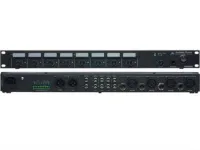 AMIS MX82 8 канальный рэковый стерео-микшер, 4 переключаемых входа MIC\LINE и 4 стерео линейных входа RCA, выход на наушники