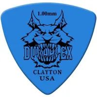 CLAYTON DXRT100/12 -  медиатор - 1.00 mm DELRIN широкие