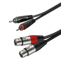 ROXTONE RACC170/1 Аудиокабель , (2 x RCA - 2 x XLR female 3P), AC010, 1 м