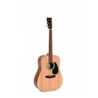 Sigma guitars dm-st  акустическая гитара, тип корпуса дредноут, верхняя дека массив ели