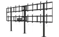Стационарная стойка для видеостены Peerless-AV DS-S555-4X2 для создания конфигурации 4х2 для 46-55", VESA до 600х400, суммарно до 363 кг