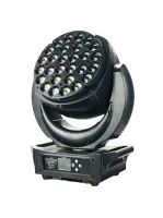 Wash Zoom 700
                    Прожектор Wash Zoom 700
Вращающаяся голова  WASH. Zoom: 5°- 60°. Источник света: 28 шт 4in1 RGBW 25 Вт светодиодов. Управление: DMX512/ Master и slave, количество каналов 24/72. Трехфазные двигатели PAN/TILT, повороты 540