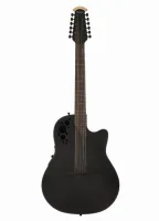 OVATION 2058TX-5 Elite T Deep Contour Cutaway Black Textured 12-струнная электроакуст.гитара (Китай)
