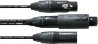 Cordial CPM 0,15 Conv-FM кабель XLR female/male (convertCON)/XLR female+XLR male, разъемы Neutrik, 0