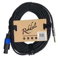 ROCKDALE SJ001-15M готовый спикерный кабель, разъёмы Speakon X mono jack, длина 15 м