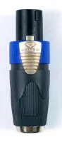 Planet waves pw-p035n  адаптер speakon female to 1/4" female mono переходник спикон - джек мама