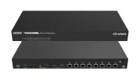 Усилитель - распределитель Infobit [iSwitch 108H150] 1х8 HDBT 4K60 до 150 м.(приемники в комплекте)