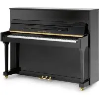SCHULZE POLLMANN S 122A Black Gloss Пианино акустическое черное полированное высота 122 см