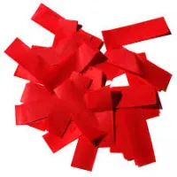 LE MAITRE CC7 RED CHINESE CONFETTI 1/2 kg Красные , «китайские» конфетти, прямоугольные 0,5 кг