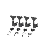 M179-4 Колки для бас-гитары, 4л, черные, Musiclily