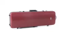 GEWAPURE VIOLIN OBLONG CASE футляр для скрипки прямоугольный, карбон, красный