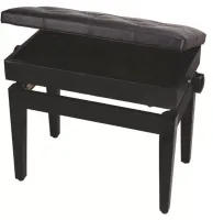 LK Electronic PB002 банкетка для пианино с отсеком для хранения нот, размер сидения 660х365 мм, высота 500-600 мм, вес 10 кг