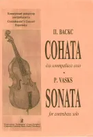 Васкс П. Соната для контрабаса соло, издательство «Композитор»