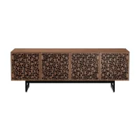 Стойка BDI Elements 4-секционная под телевизор, Tempo Doors, Walnut (8779)