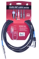 Superlux SFI3PR инструментальный кабель 3 м, прямой джек - угловой джек