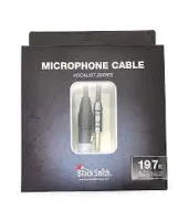 Blacksmith microphone cable vocalist series 19.7ft vs-stfxlr6  микр кабель, 6 м, прям jack + xlr мам