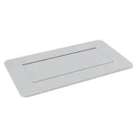 FORMING FUNCTION 9803000102- Встраиваемая розеточная станция серии Axessline с 1 розеткой и 2xUSB, серебристая