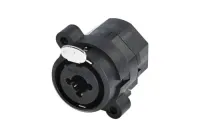 Rean RCJ9FI-H- 3-контактный разъем XLR  "мама" комбинированный с разъемом  1/4" стерео Jack "мама" с переключающим контактом