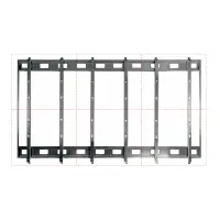 OMB Quick Wall 1*2 (black) - Крепеж настеный для видеостены 55"