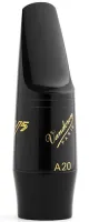 Alto saxophone mouthpiece Vandoren V5 A20 SM412 - Ebonite alto saxophone mouthpiece. Traditional chamber, semi-open tip opening and medium-long facing