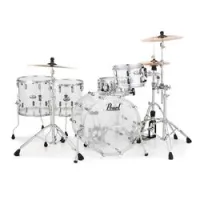 Pearl crb524fp/ c730  ударная установка из 4-х барабанов, цвет ultra clear, без стоек, (4 коробк