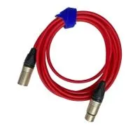 XLR3F-XLR3M (red) 15 метров балансный микрофонный кабель (красный) GS-PRO