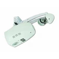 EUROLITE TS-155 DMX SCAN, white CDM-T 150/830 G12, 6 каналов DMX, 7 цветов + белый, 7 гобо + пустой, ручной фокус, 1-7 в/сек, звуковая анимация, master/slave, цвет корпуса - белый