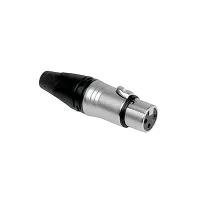 INVOTONE XLR3F500 - разъём XLR 3Р,  кабельный, мама, корпус металл/ пластик