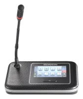 Gonsin DCS-1022DF-W - Беспроводной пульт делегата с функцией голосования, синхронного перевода и сенсорным 4.3" экраном, со съёмным микрофоном на гусиной шее