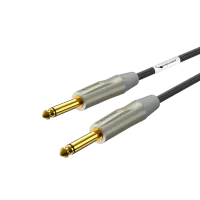ROXTONE PGJJ220-SG/6 Кабель инструментальный, 2x0,38mm2, D:7.4mm(GC200), разъемы 2x6,3 mono Jack(RJ2X-SG), 6м