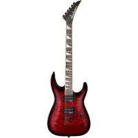 JACKSON JS32TQ Dinky электрогитара, цвет красный прозрачный
