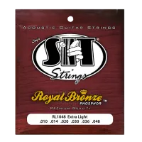 Струны для акустической гитары SIT RL1048, Royal Bronze Extra Light, 10-48