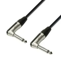 Adam hall k4 irr 0600  инструментальный кабель 6,3 угловой jack mono-6,3 угловой jack mono, rean, 6м