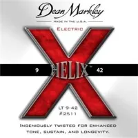 DEAN MARKLEY HELIX HD ELECTRIC 2511 LT - струны для электрогитары. Материал: сталь с никелированной эллиптической обмоткой. Толщина: E-009, B-011, G-016, D-024, A-032, E-042
