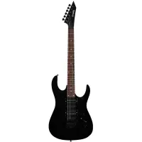 ZOMBIE G - 1 / BK-Корпус  выпуклый , 24  лада , H - S - H , Floyd  Rose, цвет чёрный