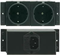 Kramer tbus/ dual ps/de двойная сетевая розетка ts-2de