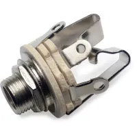 STAGG 042SH-Гнездо "джек", 1/4", с креплением гайкой, с размыкающим контактом