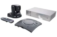 ClearOne Collaborate Room SD 200- Комплект ВКС: видеокодек 4CIF (TX)/1080p60 (RX) с протоколами SIP/H.323, микрофонная система Collaborate Microphone Array, PTZ-камера (PAL) 18x