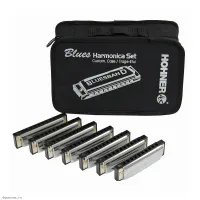 HOHNER Blues Band CDEFGABb - Губные гармошки (набор) диатоническая