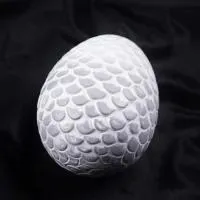 Окарина-бас STL Dragon Egg 4 отверстия, керамическая, белая