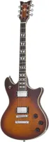 SCHECTER TEMPEST CUSTOM FVSB - электрогитара, 22 лада, корпус: махагон, гриф: махагон 3 куска, вклееный, накладка: чёрное дерево, звукосниматели: HH Pasadena Plus+Pasadena, регулировки: 2х громкость, 1х тон (push-pull), 3х позиционный переключатель, цвет: