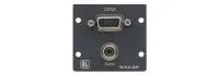 Kramer [wxa-2p(b)] модуль-переходник для vga (розетка-розетка) и стерео аудио (3,5-мм розетка-розетка); цвет черный