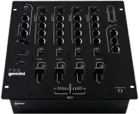 Gemini PS4  DJ микшер 4 канала LINE/PHONO + MIC  вход